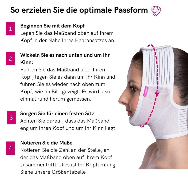 LIPOELASTIC- FM Extra- Post Surgical Chin and Neck Lifting Compression