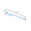 Pooja Bazar Disposable Plastic Forks - White (100 Pack)