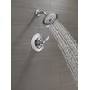 Delta Woodhurst 14 Series Shower Faucet Set, Chrome Shower Head