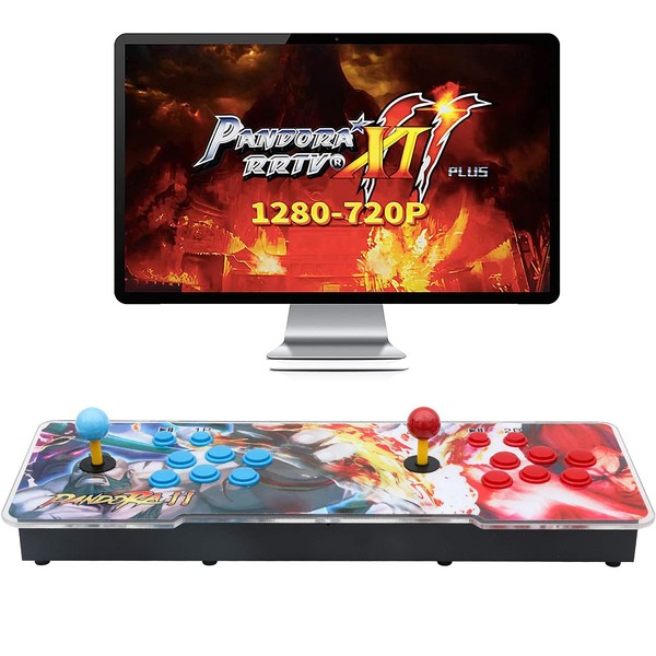 【26800 Games in 1】 Arcade Game Console ,Pandora Treasure 3D Double Stick,26800 Classic Arcade Game,Search Games, Support 3D Games,Favorite List, 4 Players Online Game,1280X720 Full HD Video Game