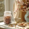ComSaf Airtight Glass jar with lid 37oz Set of 3,