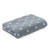 Go West Star Jacquard - Toalla de baño, gris