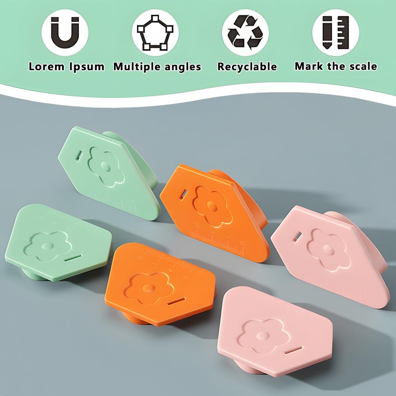 FFWTPY Pack of 6 Magnetic Seam Guide Magnetic Seam Guide