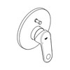 GROHE 19536002 Europlus Single-Lever Bath and Shower Mixer Trim