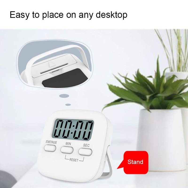 Kitchen Timer, INRIGOROUS Digital Kitchen Timer Magnetic Countdown Stopwatch Timer