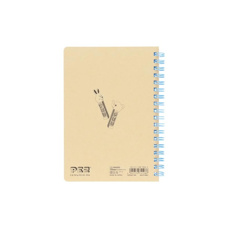 Sunstar Bungu S2642182 PEZ Notebook, W Ring, B6, A Pattern