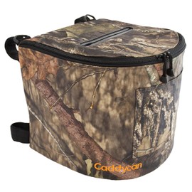 Caddycan - Portable Trash Can for Boating | Tough and Durable Storage Bag for Use with Kayaking, Boating, Camping, Hiking, Beach, Fishing | Collapsible, Multi-Purpose, Junior Size, Camouflage