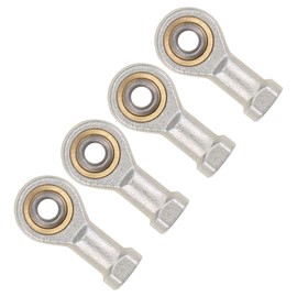 Kozelo 4 Pieces Rod End Spherical Plain Bearings - [6mm Bore M6x1.0 Female Right Thread] Fish Joint Head Carbon Steel