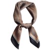 AIKOO Scarf, Women's, Hair Ornament, Silk, Leopard Print, Office, Thin,