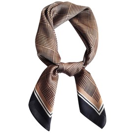 AIKOO Scarf, Women's, Hair Ornament, Silk, Leopard Print, Office, Thin, Winding, Ribbon, Headband, p