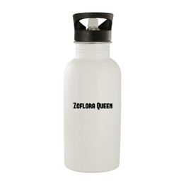 Molandra Products Zoflora Queen - Stainless Steel 20oz Water Bottle, White, NEWUS-C-07-24-05-001851-04-65-19-20