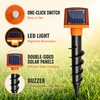 Solar Animal Repeller for Lawns and Gardens - Double-Sided Solar
