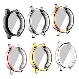 MERRYHAPY 6pcs TPU Plating Protective Case Cover for Venu Scratch-Resistant Full Coverage Watch Screen Protector Easy Install Stylish Design