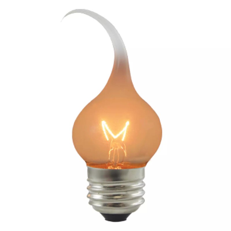 Bulbrite 411007 Chandelier 7.5W Watt 120V S11 Medium E26 Silicone