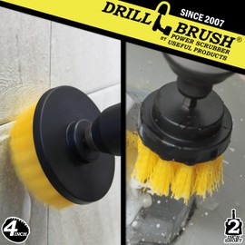 Perforar Brush - Cepillo perforar Kit - Cepillos para la limpieza de perforación - perforar accesorio de cepillo - perforar sistema de cepillo - accesorios de baño - Limpiador Ducha - Bañera - Alfombr