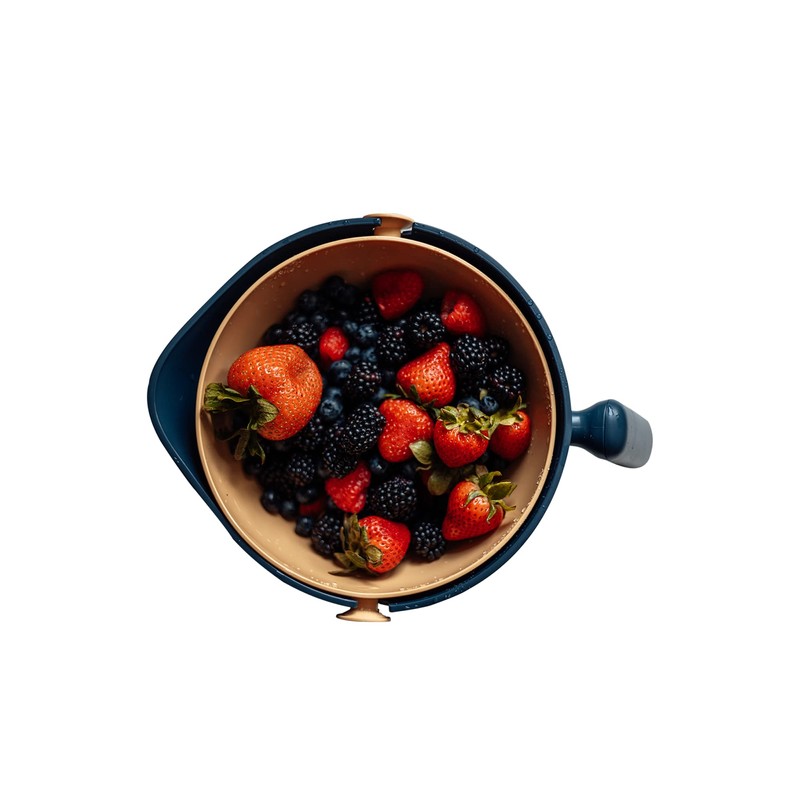 Amoreza by SKS 2-in-1 Washing Bowl & Rotating Food Strainer