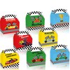 Partystadl 24 Pcs Race Car Party Favor Boxes Running Goodies