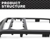 CROSSDESIGN Dash Radio Climate Bezel Center Trim Panel Compatible with