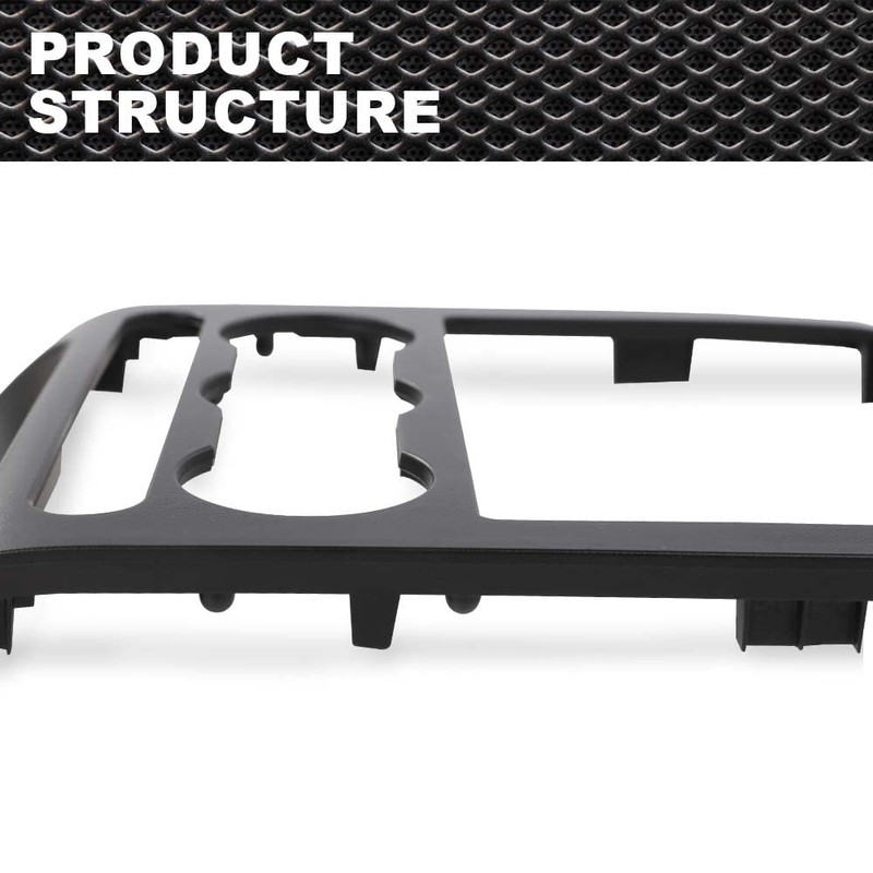 CROSSDESIGN Dash Radio Climate Bezel Center Trim Panel Compatible with