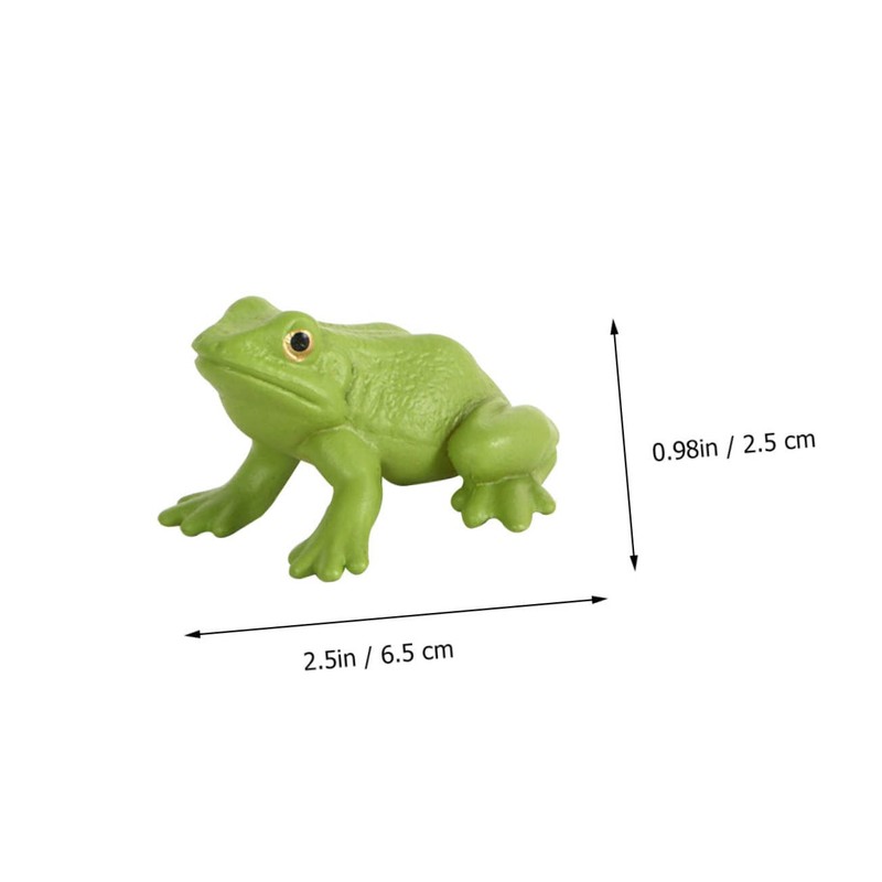CIYODO 2 Sets Creative Simulation Frog Turtle Growth Model Animal