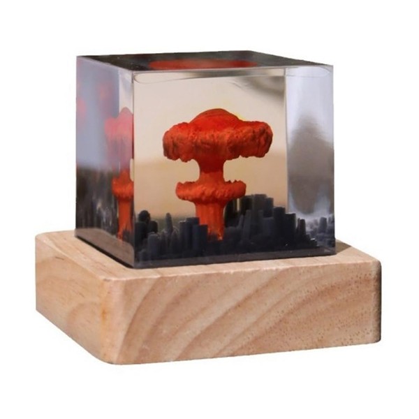 RANJOVER 1 PCS Mushroom Cloud Nuclear Explosion Lamp Bomb Model