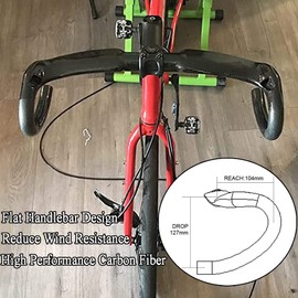 Drop Handleabrs RXL SL Bicycle Handlebar 31.8mm Carbon Road Bike Handlebars Black 3K Glossy 400mm Carbon Road Bars