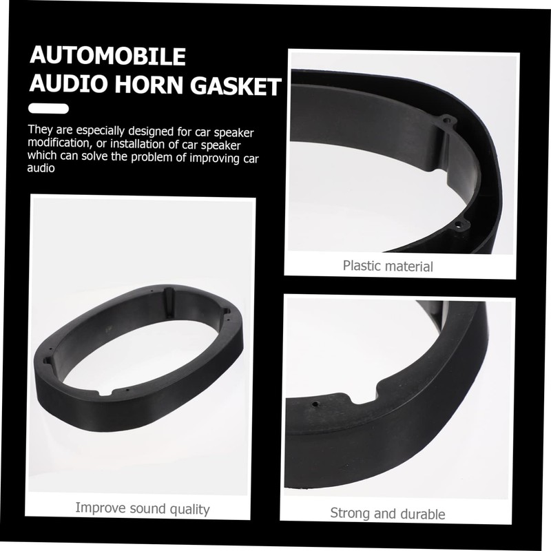 NOLITOY 2pcs Speaker Fixing Gaskets for Car Audio Lightweight Washer