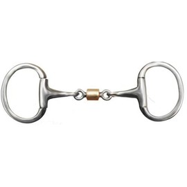 Showman Eggbutt Style Bit w/ 3" Ring Cheeks! New Horse TACK!