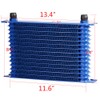 G-PLUS 15 Row 10AN Universal Aluminum Engine Transmition Oil Cooler