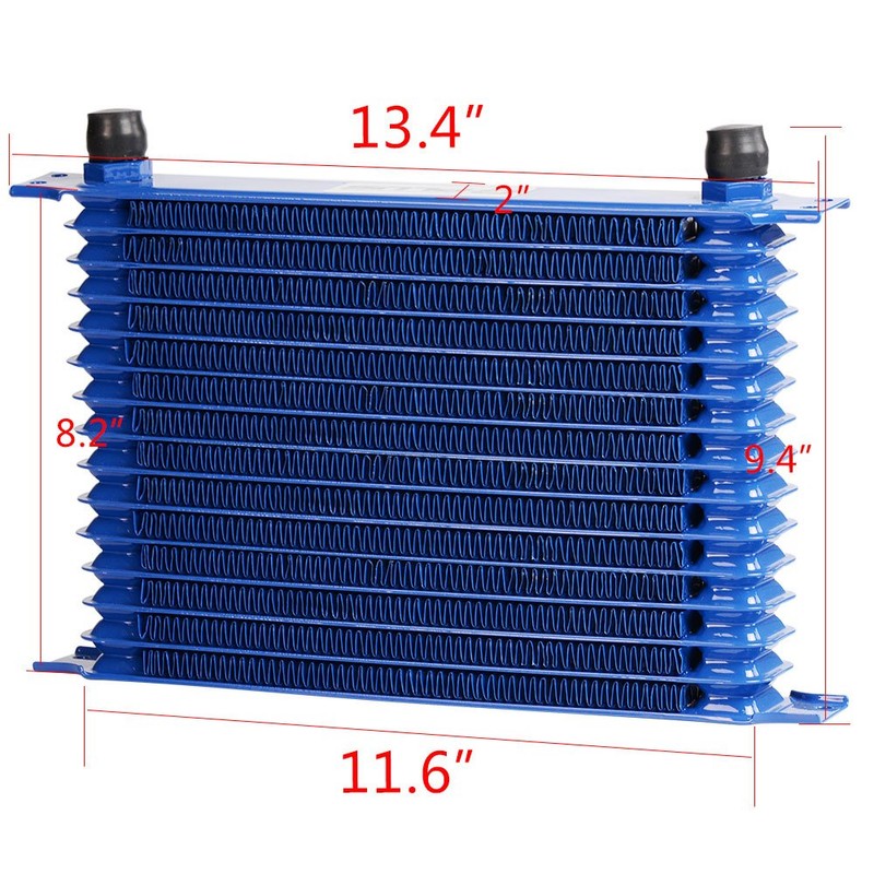G-PLUS 15 Row 10AN Universal Aluminum Engine Transmition Oil Cooler