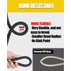 TUTULUCK Super Flexible Pressure Washer Hose 50 FT, Black 1/4''