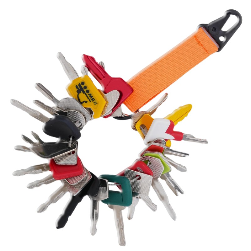La Macaza No-Duplicate Heavy Equipment Keys Master Set, Construction Ignition