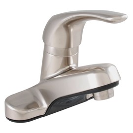 LDR 952 22305BN Exquisite Bathroom Faucet, Single Handle, With Pop-Up, Lifetime Plastic, Brushed Nickel Finish