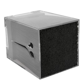 TOVINANNA Hair Scissors Holder Salon 1pc Storage Box Hairdressing Tools Inserting Box Wooden Material Safety Stability