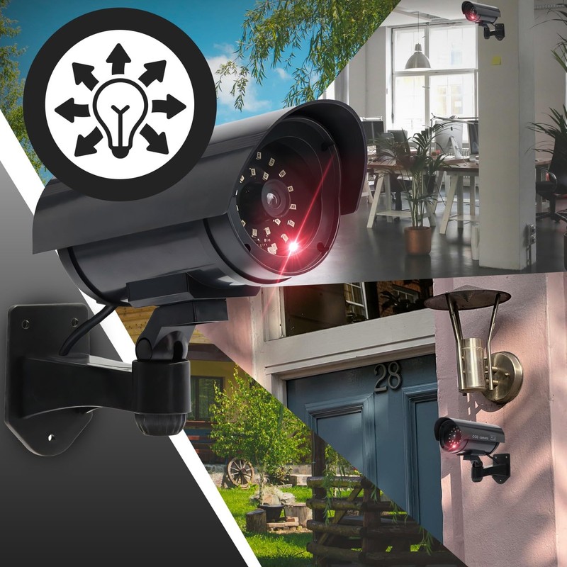 Retoo Swivelling Dummy Camera for Outdoor and Indoor Use, Wireless