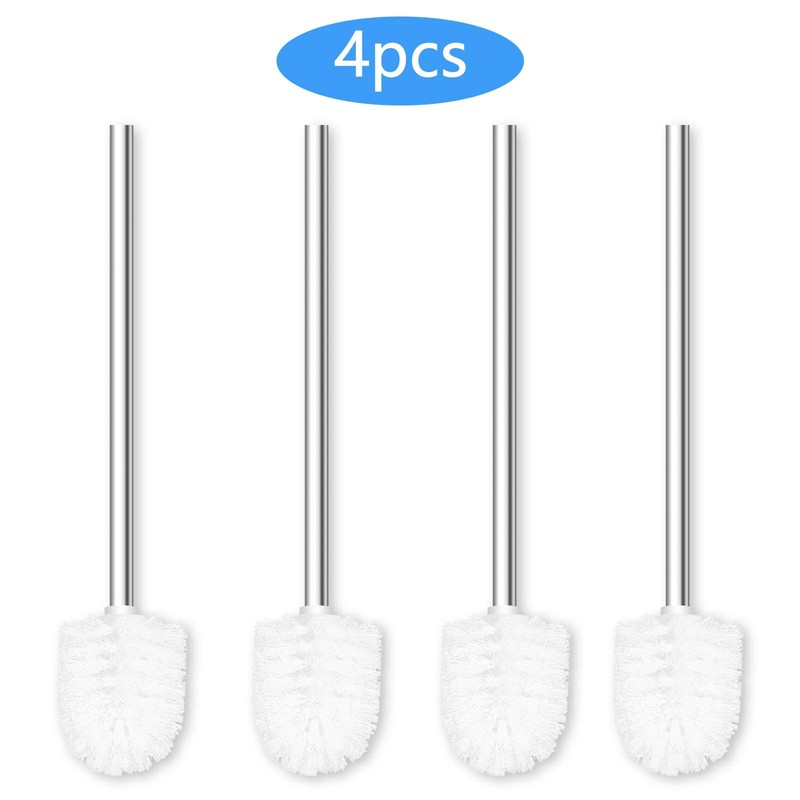 Qulable Toilet Brushes Stainless Steel Toilet Brush with Flexible Soft