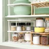 VERTORGAN 3 Tier Bamboo Corner Shelf(2 Pack),Dish Drying Rack,Plate Organizer,Kitchen