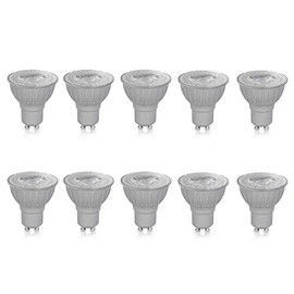 Megaman Gu10 Reflector Dimmable Led Lamp, 5 Watt, 4000K Colour Temperature, Cool White 10 Packs