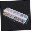 Healeved Nail Designs 1.5mm Nail Rhinestones Glitter Decorations Set for