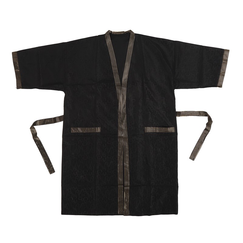Haircut Gown with Pocket Short Sleeve Professional Belt Grooming Work