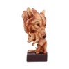 Nemesis Now H5034R0 Natural Protection Wolf Mother and Cub Wood