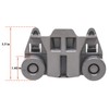 [UPGRADED] W10195417 Dishwasher Lower Rack Wheels Replacement Compatible with Whirpool