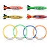 Shyllin Pack of 8 Underwater Diving Toys for Children, Digital