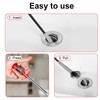 Drain Snake Hair Drain Clog Remover Tool, 63in Flexible Grabber