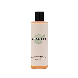 BRAMLEY Bubble Bath, 250ml | Geranium, Lavender & Sweet Orange Essential Oils | Natural Bath Soak | Gently Cleanse & Soften | Vegan Bubble Bath