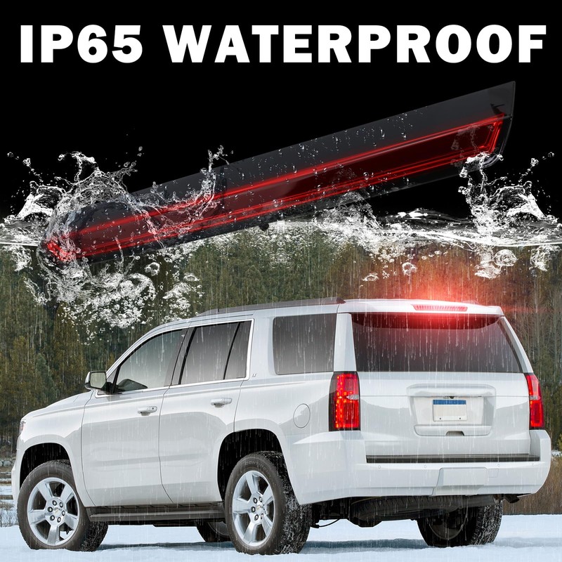 Lqito 3rd Brake Light Full LED Rear Center Waterproof High
