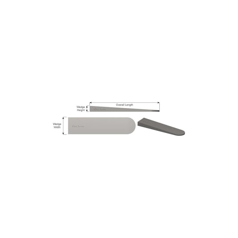 PRO SOURCE Carbon Steel Stock Wedge for Welding, Plumbing, &
