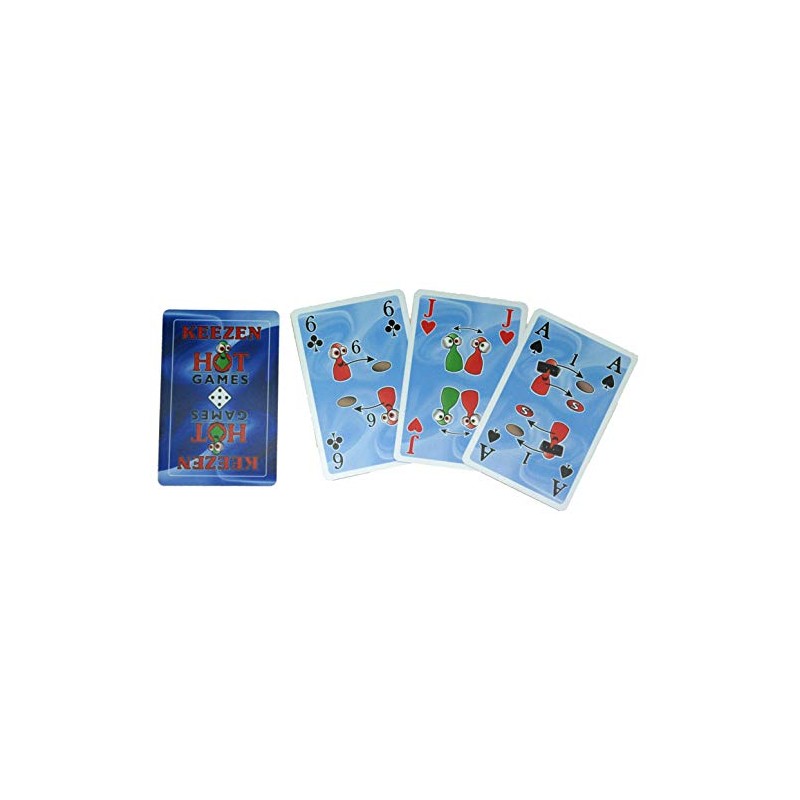Hot Games Keezen/Tock Cards - 100% Plastic