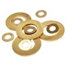 MACHSWON 10pcs Flat Washers Brass Flat Gaskets M10 ID 20mm