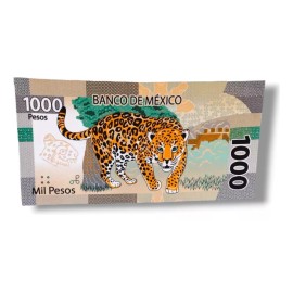 Movasa Toalla Baño Billete De Mil Pesos Mexicanos Jaguar